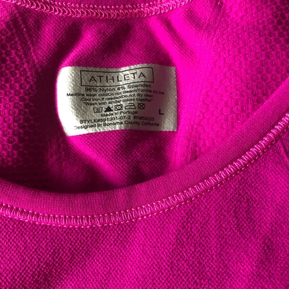 Athleta for fitting Top Size L pink - Picture 3 of 4